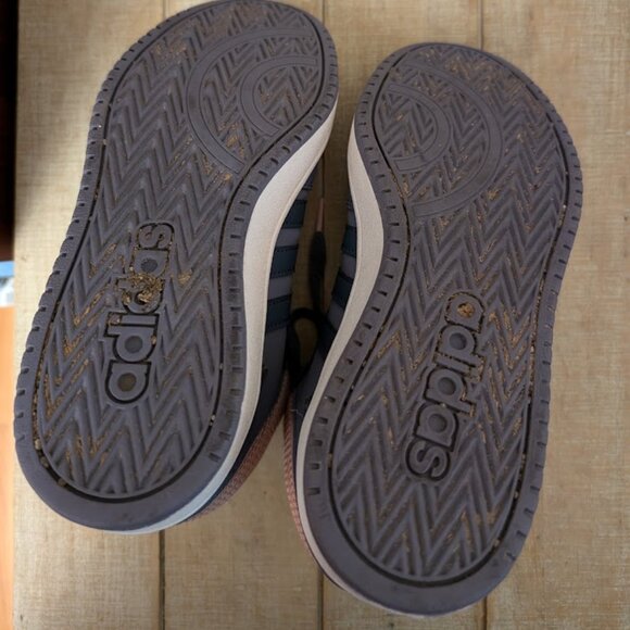 Kids Adidas Hoops 2.0 Mid Shoes - Picture 7 of 8